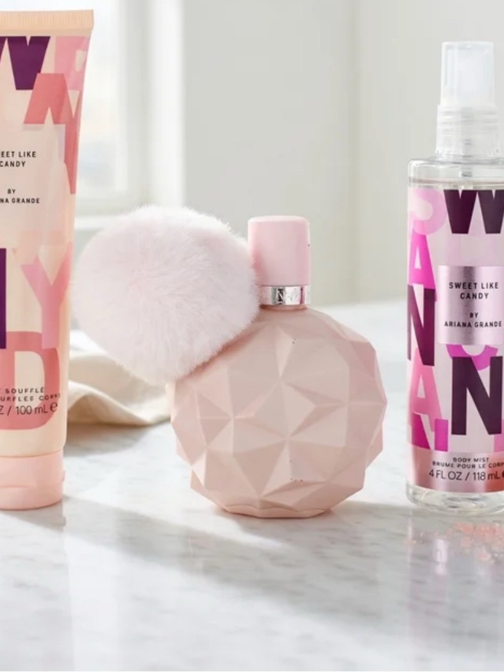 EMPTY Ariana Grande Sweet Like Candy Pink Eau de parfum set (3 pieces)